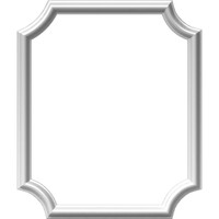 20"W x 24"H x 1/2"P Ashford Molded Scalloped Picture Frame Panel