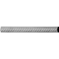 1"H x 3/4"P x 94 1/2"L Alexandria Rope Panel Moulding