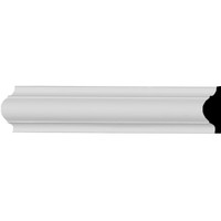 1 5/8"H x 1/2"P x 96"L Ashford Smooth Panel Moulding