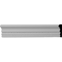 2 5/8"H x 3/4"P x 96"L, (3/8" Repeat) Alexandria Roped Panel Moulding