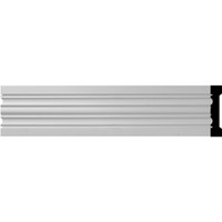 5 1/2"H x 3/4"P x 96"L Legacy Fluted Panel Moulding