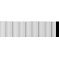 4 3/4"H x 1"P x 96"L Lyon Fluted Panel Moulding