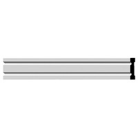 4 3/4"H x 1"P x 94 1/2"L Marseille Fluted Panel Moulding