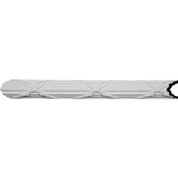 3 1/2"H x 2 3/8"P x 96"L Reed and Ribbon Panel Moulding