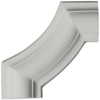 4"W x 4"H x 1/2"P Ashford Smooth Panel Moulding Corner