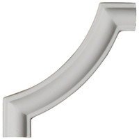 4"W x 4"H x 3/8"P Traditional Panel Moulding Corner