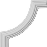 5 1/8"W x 5 1/8"H Large Classic Panel Moulding Corner