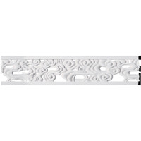 7"H x 5/8"P x 94 1/2"L Flower Pierced Panel Moulding