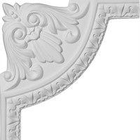 8 1/2"W x 8 1/2"H Nexus Acanthus Leaf Panel Moulding Corner