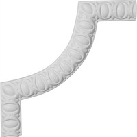 8 3/8"W x 8 3/8"H Middlesborough Egg & Dart Panel Moulding Corner