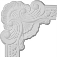 9 3/8"W x 9 3/8"H Acanthus Leaf Panel Moulding Corner
