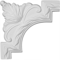 9"W x 9"H Jackson French Ribbon Panel Moulding Corner