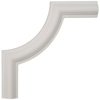 10"W x 10"H x 1/2"P Ashford Smooth Panel Moulding Corner