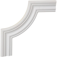 10"W x 10"H x 5/8"P Oxford Panel Moulding Corner