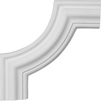 10 1/2"W x 10 1/2"H Pompeii Panel Moulding Corner