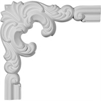 10"W x 10"H x 1 1/8"P Seville Panel Moulding Corner