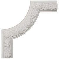 10"W x 10"H x 7/8"P Sussex Floral Panel Moulding Corner