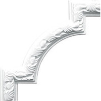 12 3/4"W x 12 3/4"H Milton Running Leaf Panel Moulding Corner