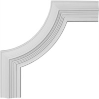 14 3/8"W x 14 3/8"H, Edinburgh Panel Moulding Corner