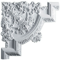 15 3/4"W  x 15 3/4"H x 1 1/8"P Emery Panel Moulding Corner