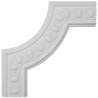 12"W x 12"H x 3/4"P Caputo Egg & Dart Panel Moulding Corner