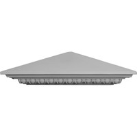 22 3/4"W x 16 1/8"P x 3 7/8"H Egg & Dart Corner Shelf
