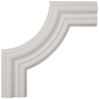 12"W x 12"H x 3/4"P Emery Panel Moulding Corner