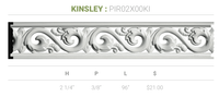 2 1/4"H x 3/8"P x 96"L Kinsley Pierced Moulding