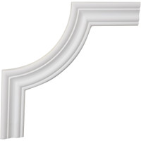 12"W x 12"H x 5/8"P Oxford Panel Moulding Corner