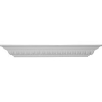 24"W x 3 7/8"H x 5 1/4"P Egg & Dart Shelf
