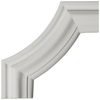 8"W x 8"H x 3/4"P Pompeii Panel Moulding Corner