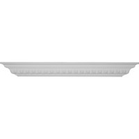 36"W x 3 7/8"H x 5 1/4"P Egg & Dart Shelf