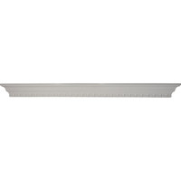60"W x 4 1/2"H x 4 1/8"P Dentil Shelf