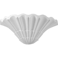 7 1/2"W x 8"D x 16 1/8"H, Sea Shell Sconce