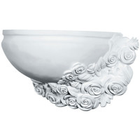 17 3/4"W  x 10 1/4"H x 8 1/4"P Rose Right Wall Sconce