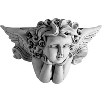 23 5/8"W  x 14 1/8"H x 9 1/2"P Angel Wall Sconce