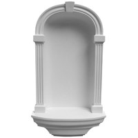 21 3/4"W x 39 3/8"H x 9 3/4"D Adonis Wall Niche (RO: 16 3/4"W x 31 1/8"H x 3 7/8"D)