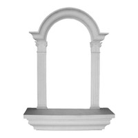 30 1/4"W x 42 5/8"H x 6 7/8"D Hillsborough Wall Niche, Surface Mount
