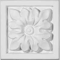3 1/2"W x 3 1/2"H x 1 1/4"P Floral Plinth Block