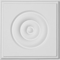 4 3/4"W x 4 3/4"H x 1 1/8"P Waltz Bullseye Plinth Block