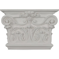 10 3/8"W x 7 1/2"H x 2 5/8"P Artis Onlay Capital (Fits Pilasters up to 7 3/4"W x 1 3/8"D)