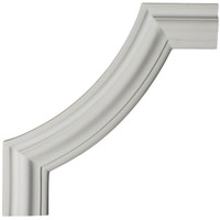 12"W x 12"H x 3/4"P Pompeii Panel Moulding Corner