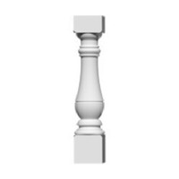 Bradford Fiberthane Baluster - Style D - BAL05X26BR-D