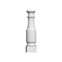 Hamilton Fiberthane Baluster - Style L - BAL05X21HM-L
