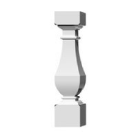 Arcadian Fiberthane Baluster - Style D - BAL05X26AC-D