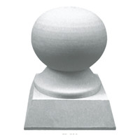 3 3/8"OD x 4 3/4"H (3 1/2"BW x 1 1/4"H Base) Traditional Finial