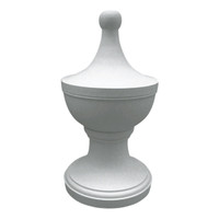 6 3/4"OD x 13"H x 6 15/16" BD Urn Finial