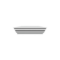 Fiberthane Flat Newel Post Cap for 8" Newel Post