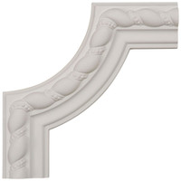8"W x 8"H x 7/8"P Devon Rope Panel Moulding  Corner