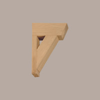 BKT12X20X3S - 12X20X3-1/2 Wood Grain Bracket